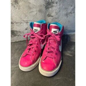 Nike Girls Pink High Tops Size 5Y Shoes #430